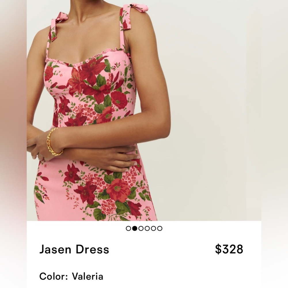 BNWT Reformation Jasen dress in Valeria - sz4